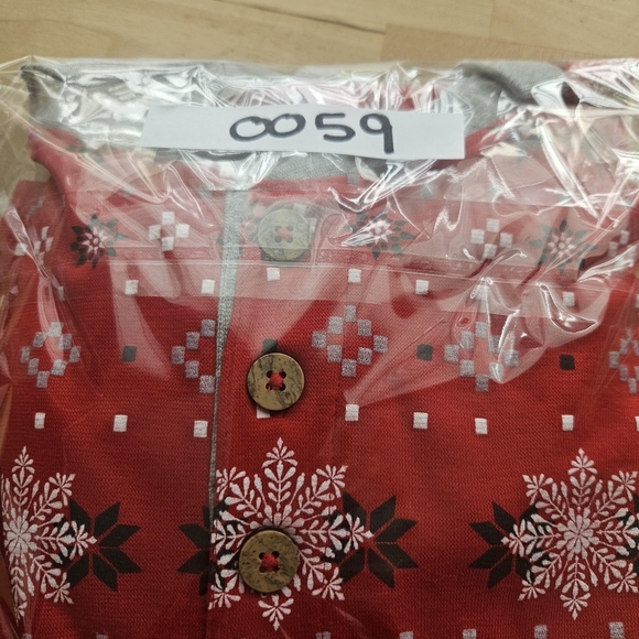 Honest Co Men's Holiday Winter Pajamas Sz Medium Organic Cotton NWT - Picture 14 of 14